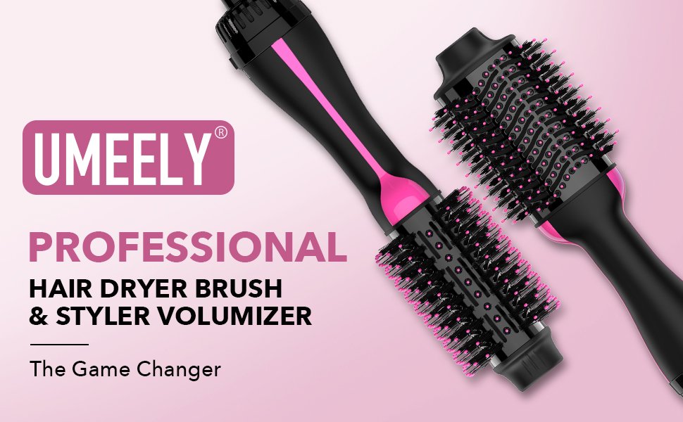 dual voltage hair dryer brush blow dryer brush in one