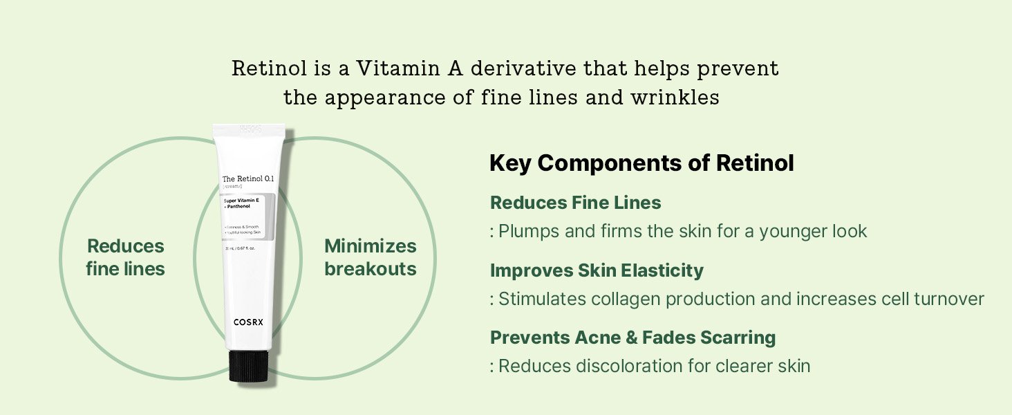 vitamin a reduce fine lines minimize breakouts skin elasticity fade scarring post acne treatment