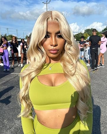 613 13x6 lace front wig human hair blonde wig human hair