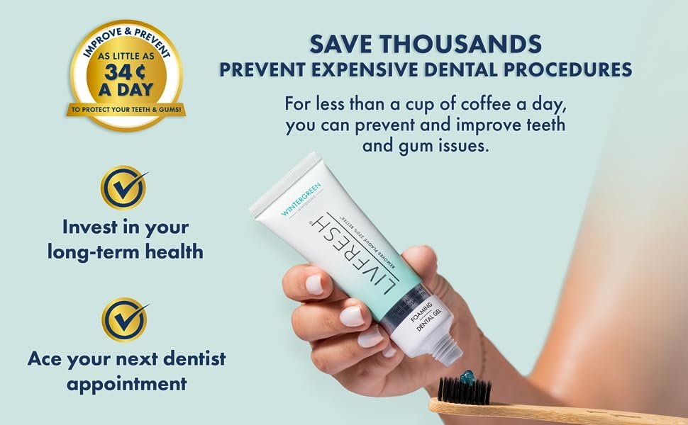 dental gel to support tooth and gum health supported by dentists