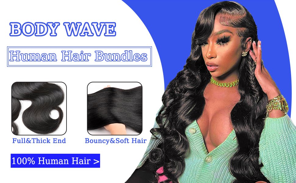 Body Wave Human Hair Bundles 12A Weave Bundles Human Hair