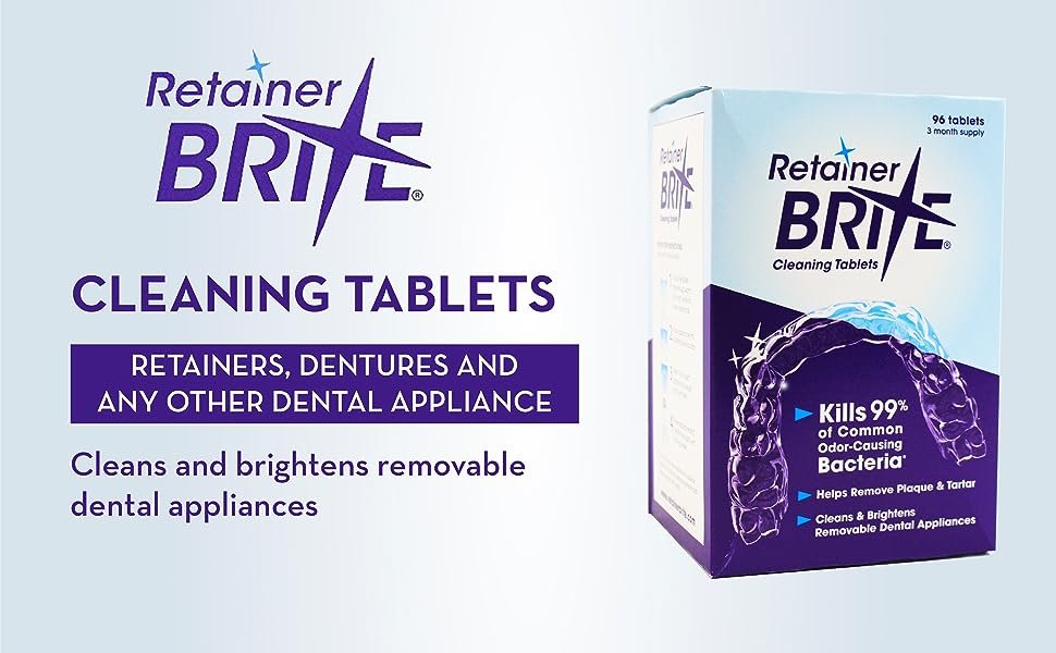 retainer brite cleaning tablets