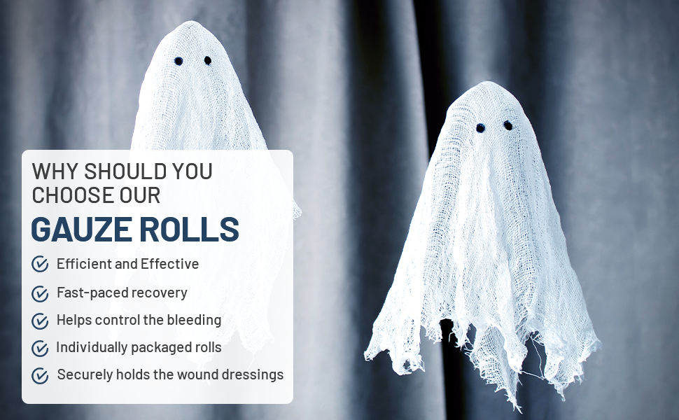 Benefits of GauzeCare stretch gauze rolls - Efficient and Effective for 360 degree wound care