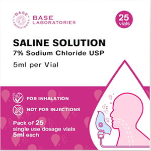 High concentration saline 