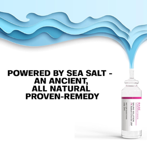 Two Ingredients. Water and Sea Salt