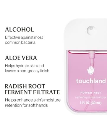 Touchland Hand Sanitizer, Spray, Hand Sanitizer