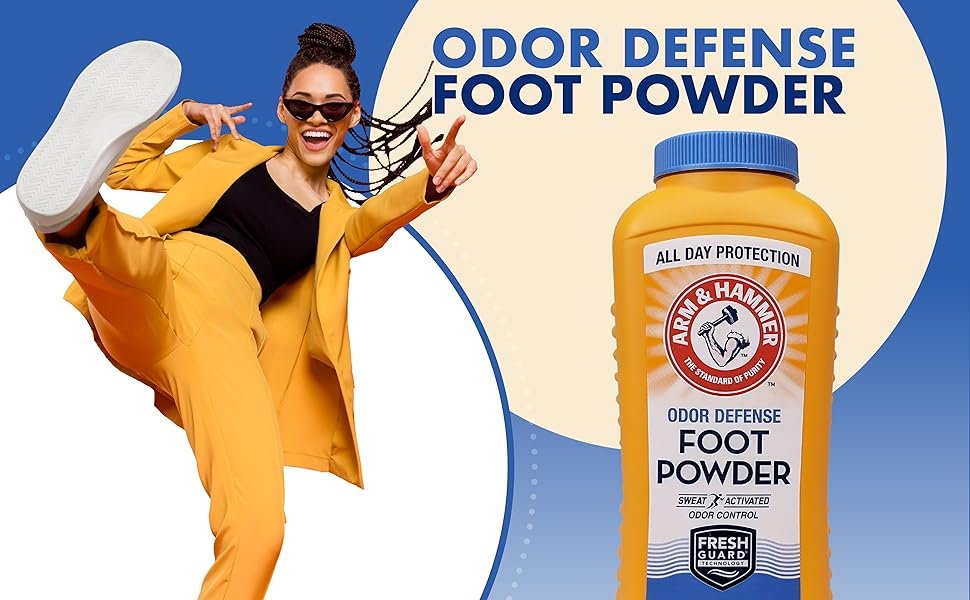Control Sweat, Fight Odor & Absorb Moisture From Your Feet