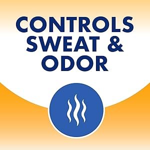 Controls Sweat and Odor