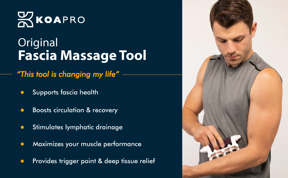 FASCIA BLASTER FOR CELLULITE HEALTH LYMPHATIC DRAINAGE DEEP TISSUE MASSAGE