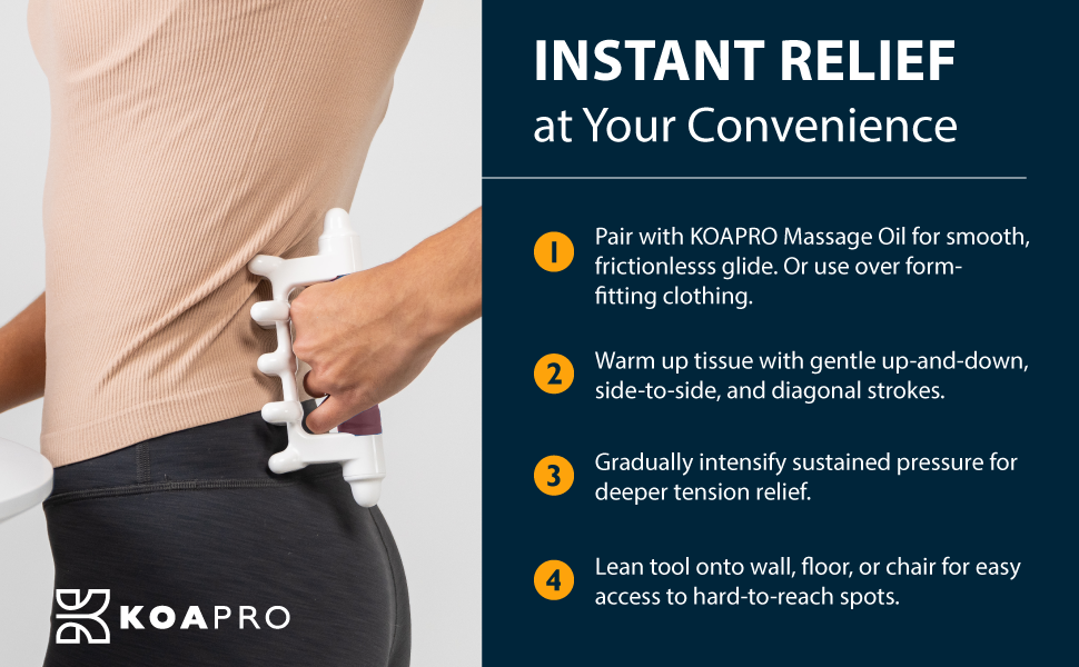 instant relief blast with massage oil deep tension relief