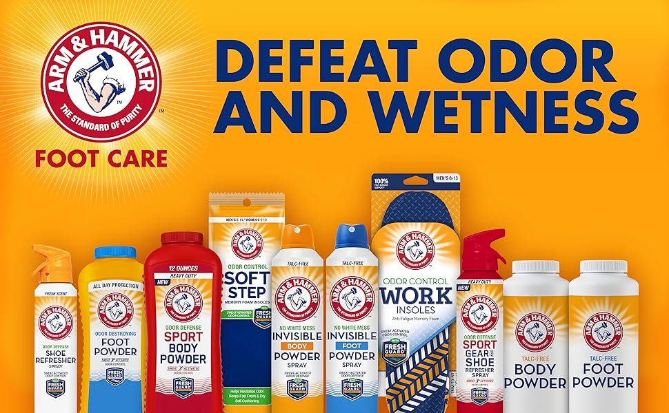 Stay Fresh Without the Mess! with Arm & Hammer Invisible Body Powder Spray