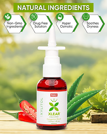 sinus nasal spray saline max allergy cleaner system cold