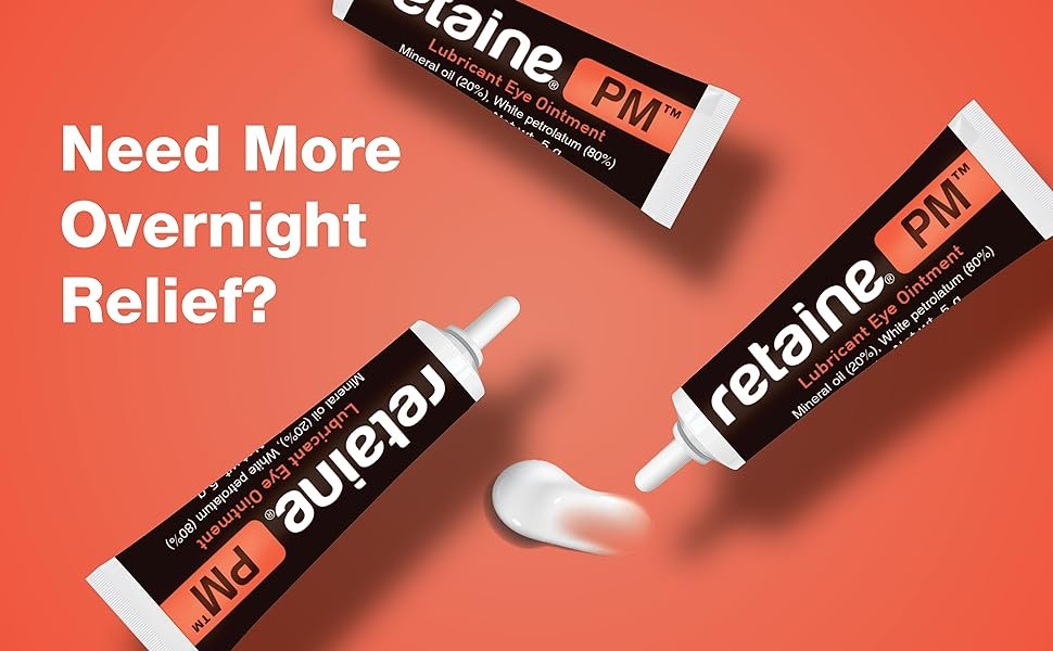 retaine pm, lubricant, eye ointment, eyes, eye cream, ocusoft, retaine